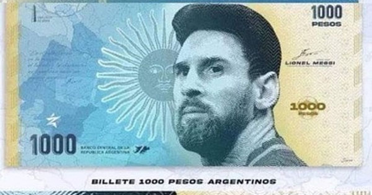 Ngân hàng Argentina dự định đưa khuôn mặt Messi lên tờ 1.000 peso mới