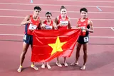 Nước cờ chiến thuật bùng nổ, tổ tiếp sức 4x400m hỗn hợp giải "cơn khát" huy chương cho Điền kinh Việt Nam tại ASIAD 20