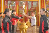 Lễ dâng hương xin lửa thiêng và rước đuốc Đại hội Thể dục thể thao tỉnh Khánh Hòa lần thứ I
