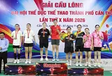 Đại hội Thể dục thể thao TP. Cần Thơ: Cụm 4 và Cụm 22 cùng chia ngôi đầu môn Cầu lông