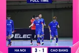 Môn Futsal nam: Chủ nhà Hà Nội tranh huy chương vàng cùng thành phố Hồ Chí Minh