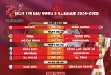 Lịch thi đấu vòng 5 V.League 2024-2025