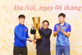 Thủ tướng gặp mặt chúc mừng đội tuyển bóng đá quốc gia sau khi giành chức vô địch ASEAN Cup 2024
