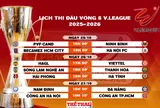 Lịch thi đấu vòng 8 V.League 2025-2026