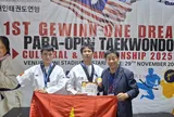 Việt Nam giành 2 huy chương vàng Giải Para Taekwondo 2025 