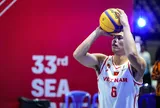 SEA Games 33: Bóng rổ nam 3x3 dừng bước ở vòng bảng sau trận thua trước Malaysia