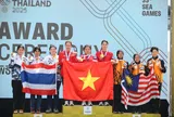 Trịnh Thu Vinh tỏa sáng với cú đúp huy chương vàng, phá kỷ lục SEA Games