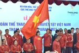 Chùm ảnh: Đoàn Thể thao người khuyết tật Việt Nam xuất quân tham dự Para Games 13