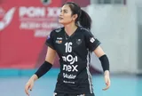 Vi Thị Như Quỳnh ghi 12 điểm trong trận ra mắt câu lạc bộ Medan Falcons tại Giải Bóng chuyền vô địch quốc gia Indonesia