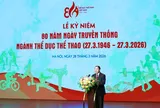 Phát biểu của Bộ trưởng Nguyễn Văn Hùng tại Lễ kỷ niệm 80 năm ngày truyền thống ngành Thể dục, Thể thao