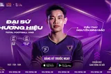 Cầu thủ Nguyễn Đình Bắc đóng vai trò Đại sứ thương hiệu game bóng đá di động Total Football VNG