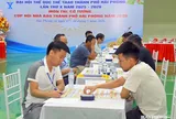 Gần 100 kỳ thủ tranh tài môn cờ Tướng Đại hội Thể dục thể thao thành phố Hải Phòng lần thứ X