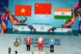 Lực sĩ Hoài Hương giành 2 huy chương bạc, 1 huy chương đồng Giải vô địch Cử tạ châu Á 2026