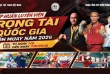 Gần 200 học viên tham dự khóa đào tạo, huấn luyện viên, trọng tài Muay quốc gia 2026