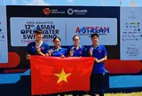 Đội tuyển Việt Nam giành huy chương đồng tiếp sức Giải vô địch Bơi mặt nước mở châu Á 2026