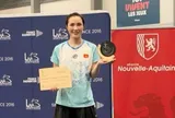 Vũ Thị Trang giành ngôi vô địch Giải Cầu lông FZ FORZA Future Series Nouvelle-Aquitaine 2026