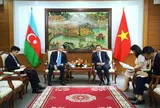 Thứ trưởng Bộ Văn hóa, Thể thao và Du lịch Tạ Quang Đông tiếp Đại sứ Azerbaijan tại Việt Nam