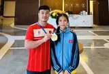Đô vật Lò Thị Hồng giành huy chương vàng Giải vô địch Vật bãi biển trẻ thế giới 2026