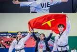 Nguyễn Thiên Phụng, Nguyễn Thị Lệ Kim giành huy chương vàng nội dung Quyền tiêu chuẩn đôi nam - nữ U50