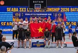 Bóng rổ nữ Việt Nam giành huy chương đồng Giải 3x3 SEABA U17 Đông Nam Á 2026