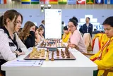 Ván 9 Olympiad cờ Vua: Đội nữ Việt Nam vươn lên hạng 8