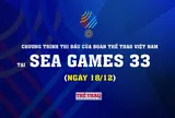 Chương trình thi đấu của Đoàn Thể thao Việt Nam tại SEA Games 33 (ngày 18/12)