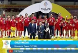 Thắng thuyết phục Indonesia 5-0, futsal nữ Việt Nam lần đầu giành huy chương vàng SEA Games