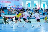 Hấp dẫn môn Futsal Đại hội Thể dục thể thao tỉnh Quảng Ngãi lần thứ I