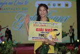 Vận động viên Lữ Thị Phương đoạt miss áo dài Cúp VTV9 - Bình Điền 2024