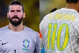 Thủ môn Alisson Becker và số áo 110 gây nhiều thắc mắc