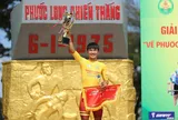 Phạm Lê Xuân Lộc giành cú đúp Áo vàng và Áo chấm đỏ Giải Xe đạp “Về Phước Long xây chiến thắng” 2026
