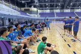 Đội tuyển futsal Việt Nam hứng khởi trong buổi tập đầu tiên tại Thái Lan