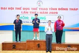 Đại hội Thể dục thể thao tỉnh Đồng Tháp lần thứ I năm 2026: Cụm 3 khẳng định vị thế sau Giai đoạn 1
