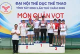 Bế mạc môn Quần vợt Đại hội Thể dục thể thao tỉnh Tây Ninh lần thứ I năm 2026