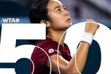 Eala trở thành tay vợt nữ Philippines đầu tiên lọt tốp 50 WTA