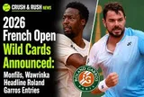 Wawrinka và Monfils nhận suất đặc cách dự Roland Garros