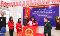 Các vận động viên Trung tâm Đào tạo Vận động viên Cấp cao Quốc gia hào hứng tham gia “Ngày hội non sông”