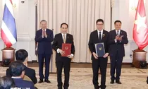 Tổng Bí thư, Chủ tịch nước Tô Lâm và Thủ tướng Thái Lan chứng kiến Lễ trao văn kiện hợp tác và công bố Logo kỷ niệm 50 năm thiết lập quan hệ ngoại giao Việt Nam - Thái Lan