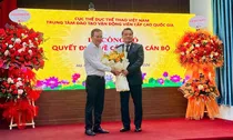 Cục Thể dục thể thao Việt Nam tổ chức Lễ công bố và trao Quyết định bổ nhiệm Giám đốc Trung tâm Đào tạo Vận động viên Cấp cao quốc gia