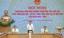 Thủ tướng Lê Minh Hưng chủ trì Hội nghị triển khai Chương trình mục tiêu quốc gia phát triển văn hóa - xã hội, nông thôn, dân tộc và miền núi giai đoạn 2026-2035