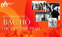 Những hình ảnh quý về Bác Hồ với Thể dục thể thao