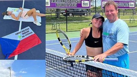 Pha ăn mừng… “khiếm nhã” gây tranh cãi của tay vợt CH Czech 16 tuổi tại US Open