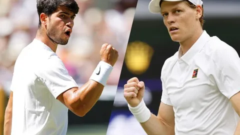 Hạ Djokovic trong 3 séc, Sinner gặp Alcaraz ở chung kết Wimbledon 2025