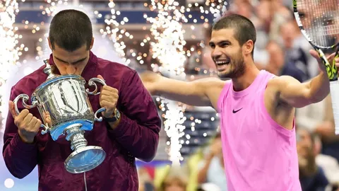 Thắng thuyết phục Sinner, Alcaraz vô địch US Open 2025