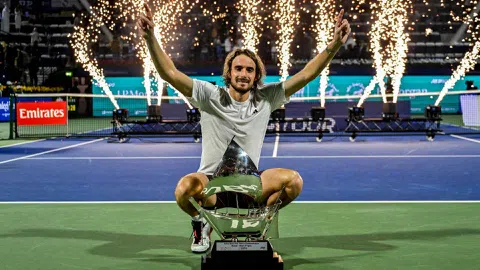 Vô địch Giải Quần vợt Dubai, Tsitsipas giành danh hiệu ATP 500 đầu tiên