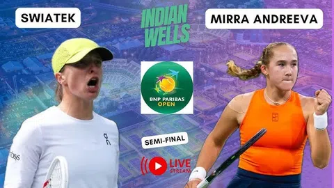 Đánh bại Swiatek, Andreeva lần đầu vào chung kết Indian Wells