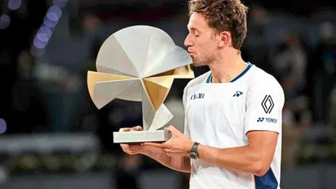 Ruud lần đầu vô địch Madrid Open