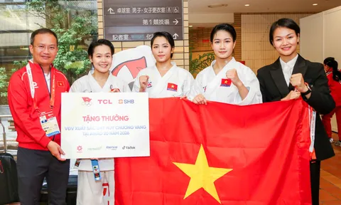 Karate mang huy chương vàng đầu tiên về cho Đoàn Thể thao Việt Nam tại ASIAD 20