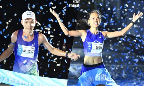 Garmin Run Vietnam 2026: Hoàng Nguyên Thanh và Hoàng Thị Ngọc Hoa thống trị cự ly 21km