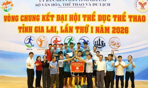 Đại hội Thể dục thể thao tỉnh Gia Lai lần thứ I: Xã Phù Mỹ Bắc và Tây Sơn giành chức vô địch môn Bóng chuyền nam, nữ